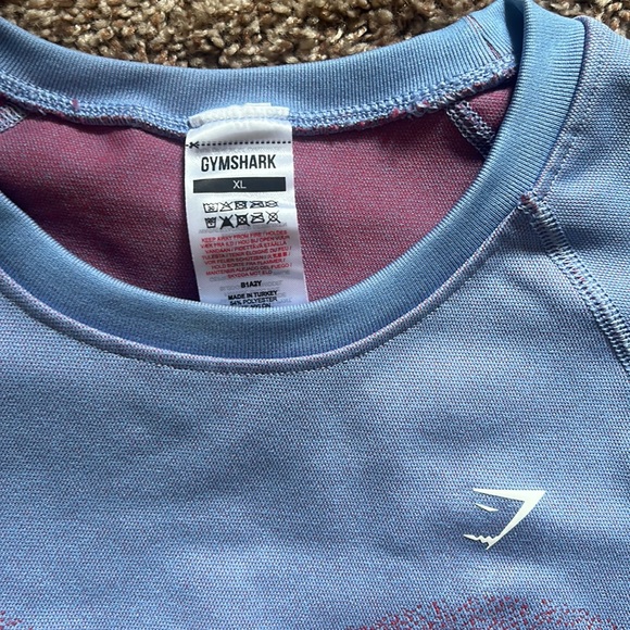 GYMSHARK ADAPT OMBRE SEAMLESS LONG SLEEVE CROP TOP - Picture 4 of 6